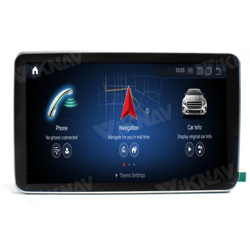 Viknav Android Auto Car Radio For Mercedes Benz GLE GLS GL ML W166 X166 2012-2019 Vertical Screen HD LCD Touch Screen(NTG5.0)