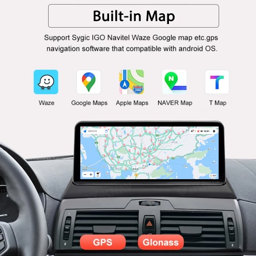Viknav 10.25 inch Car Radio For BMW X3 E83 2004-2010 Original Car With Screen Wireless Multimedia Player GPS Navigation Android Auto Stereo 128GB