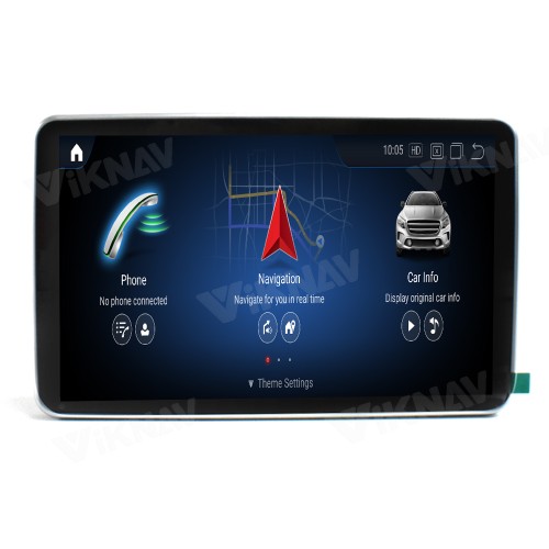 Viknav 8 Inch Android Car Radio With Screen Multimedia Player For Mercedes Benz SL SLK SLC R172 2013-2019 GPS Navigation 2Din(NTG4.5)