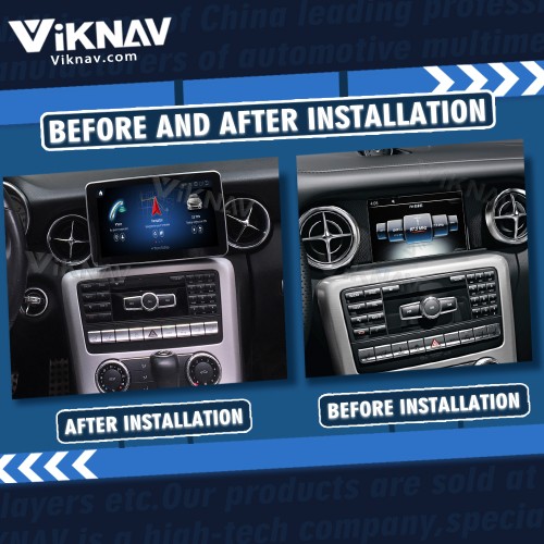 Viknav 8 Inch Android Car Radio With Screen Multimedia Player For Mercedes Benz SL SLK SLC R172 2013-2019 GPS Navigation 2Din(NTG5.0)