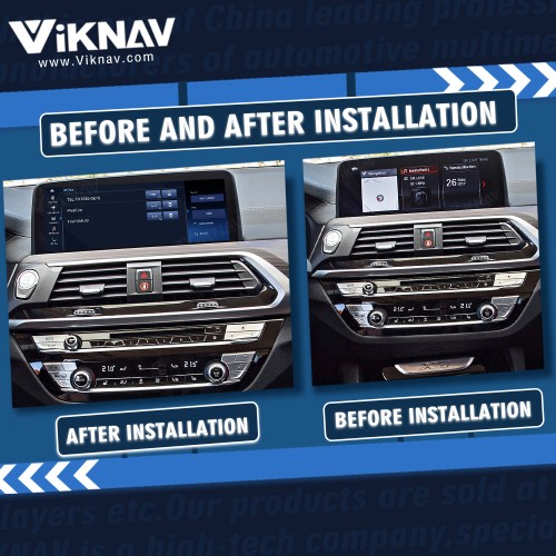 Viknav 10.25 inch Car Radio For BMW X3 2018-2024 EVO System Wireless Multimedia Player GPS Navigation Android Auto Stereo Carplay 128GB