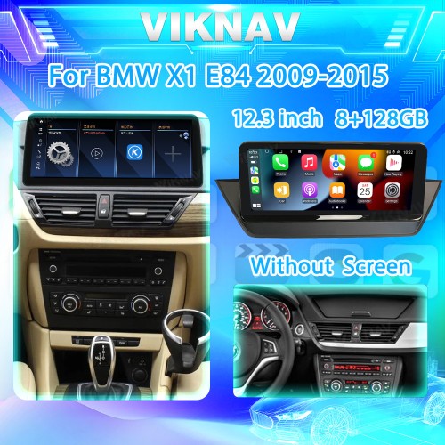 Viknav 12.3 inch Car Radio For BMW X1 E84 2009-2015 Original Car Without Screen Multimedia Player GPS Navigation Car auto Stereo Carplay 128GB