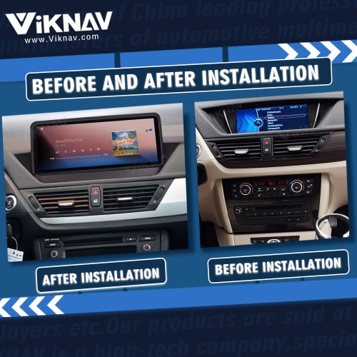 Viknav 12.3 inch Car Radio For BMW X1 E84 2009-2015 Orignal Car With Screen CIC System Multimedia Player GPS Navigation Car auto Stereo Carplay 128GB
