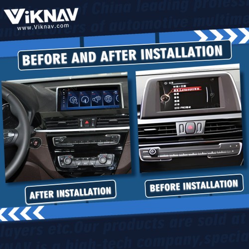 Viknav 12.3 inch Car Radio For BMW 2 Series F22 F45 2013-2016 MPV NBT System Android Auto GPS Navigation Wireless Carplay Multimedia Head Unit 128GB