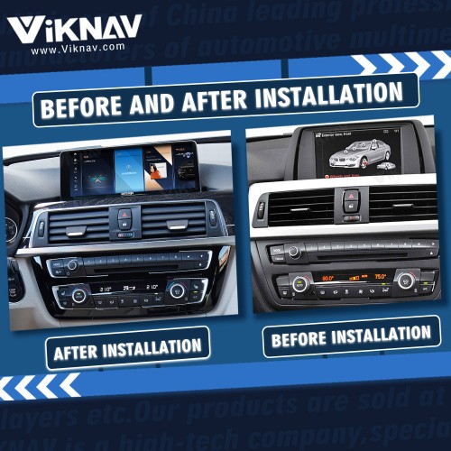 Viknav 12.3 inch Car Radio For BMW 3/4 Series F30 F31 F32 F33 F34 F35 F36 2013-2016 Origianl NBT System GPS Navigation With Screen Carplay Multimedia 128GB