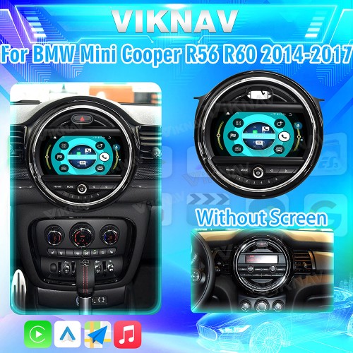 Viknav 9 Inch Screen Car Radio For BMW Mini Cooper R56 R60 Limited Edition 2014-2017 Android System Navigation GPS Rear View Multimedia Palyer（Without Screen 128GB）
