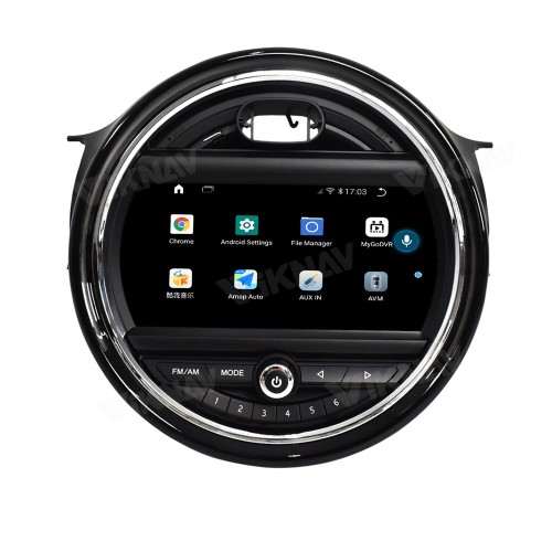 Viknav 9 Inch Screen Car Radio For BMW Mini Cooper R56 R60 Limited Edition 2014-2017 Android System Navigation GPS Rear View Multimedia Palyer（Without Screen 128GB）