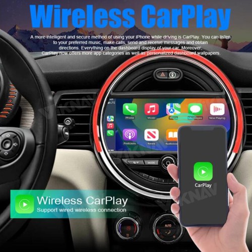 Viknav 9 Inch Screen Car Radio For BMW Mini Cooper R56 R60 Limited Edition 2014-2017 Android System Navigation GPS Rear View Multimedia Palyer（Without Screen 128GB）