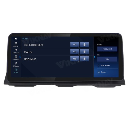 Viknav 12.3 inch Car Radio For BMW 5 Series F10 F11 F18 2013-2017 NBT System Wireless Android Auto GPS Navigation With Screen Multimedia 128GB