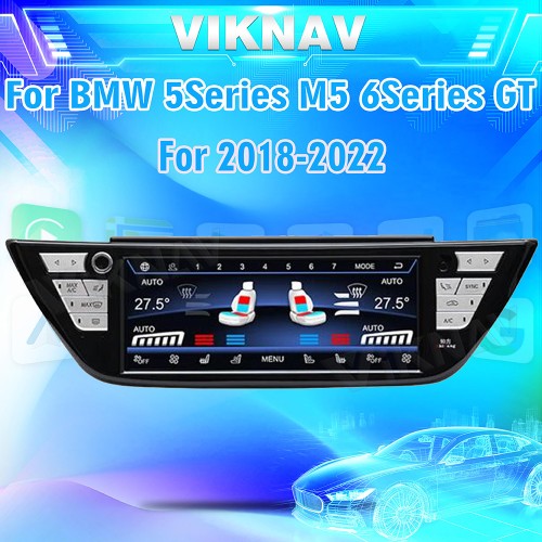 Viknav Car Climate Control For BMW 5Series M5 6Series GT X3 X3M X4 X4M M5 2018-2022 Air Conditioning Screen AC Panel Board LCD Digital