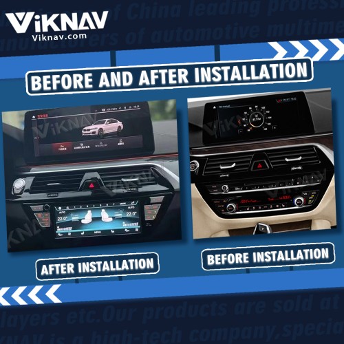 Viknav Car Climate Control For BMW 5Series M5 6Series GT X3 X3M X4 X4M M5 2018-2022 Air Conditioning Screen AC Panel Board LCD Digital