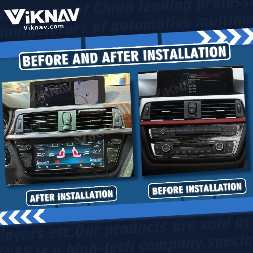 Viknav Car Climate Control For BMW 1 2 3 4 Series F20 F22 3GT M3 M4 2012-2020 AC Panel Air Conditioning Screen LCD Digital Display