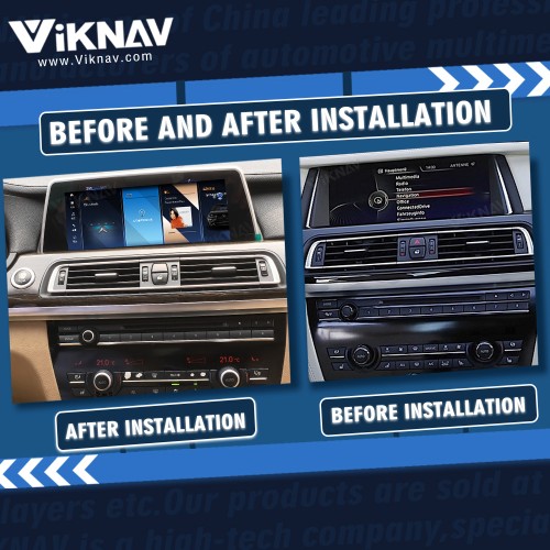 Viknav 10.25 inch Car Radio For BMW 7 Series F01 F02 2013-2015 NBT System GPS Navigation with screen Carplay Multimedia 128GB