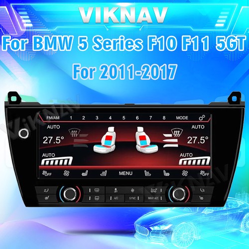 Viknav Car Climate Control For BMW 5 Series F10 F11 5GT F07 F18 M5 2011-2017 Touch Screen AC Panel Digital Air Conditioning Board