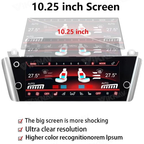 Viknav Car Climate Control For BMW 5 Series GT 2010-2017 AC Panel Touch Board LCD Digital Dashboard Air Conditioning Screen
