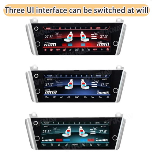 Viknav Car Climate Control For BMW 5 Series GT 2010-2017 AC Panel Touch Board LCD Digital Dashboard Air Conditioning Screen