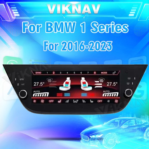 Viknav Car Climate Control For BMW 1 Series 2016-2023 AC Panel Air Conditioning Screen LCD Digital Display