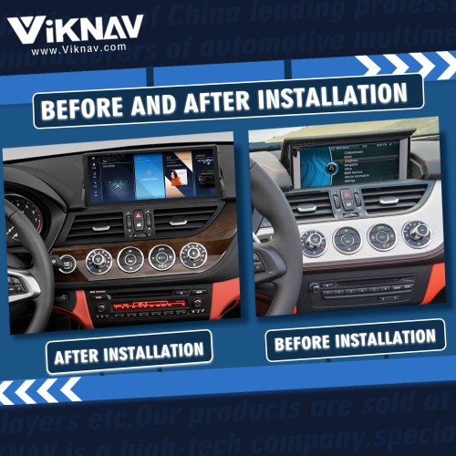 Viknav 10.25 Inch Car Radio For BMW Z4 E89 2009-2018 CIC System Upgrade Auto Stereo Multimedia Player GPS Navigation Wireless Apple Carplay Head Unit 128GB
