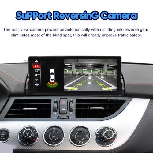 Viknav 10.25 Inch Car Radio For BMW Z4 E89 2009-2018 Upgrade Auto Stereo Multimedia Player GPS Navigation Wireless Apple Carplay Head Unit Original Car Without Screen with Storage Box 128GB