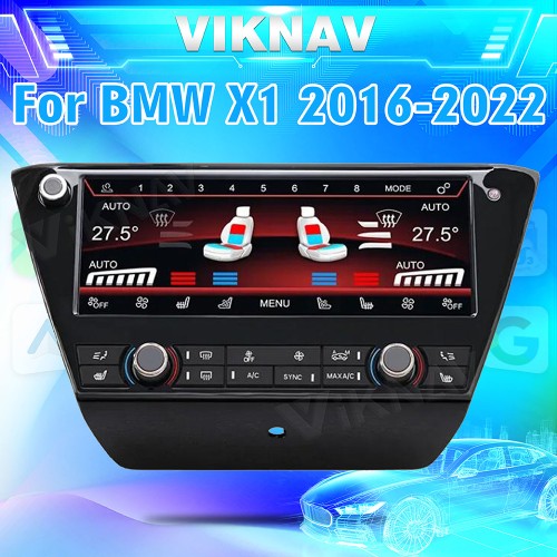 Viknav Car Climate Control For BMW  X1 2016-2022 AC Panel Air Conditioning Screen LCD Digital Display