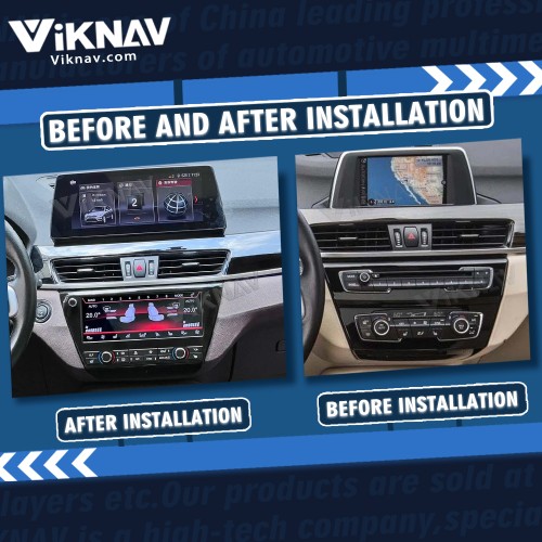 Viknav Car Climate Control For BMW  X1 2016-2022 AC Panel Air Conditioning Screen LCD Digital Display