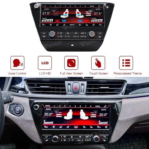 Viknav Car Climate Control For BMW  X1 2016-2022 AC Panel Air Conditioning Screen LCD Digital Display