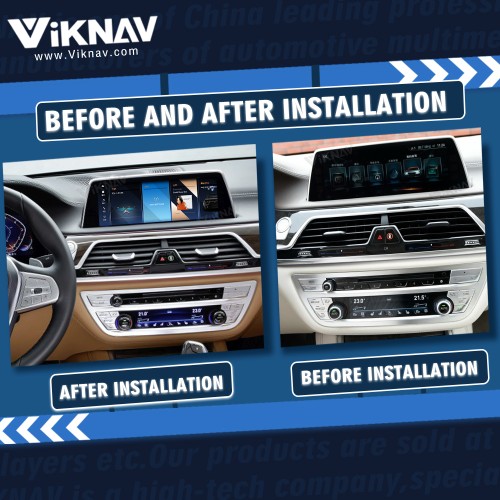 Viknav 10.25 inch Car Radio For BMW 7 Series G11 2016-2020 EVO System GPS Navigation Wireless  Android Auto Multimedia Player Head Unit 128GB