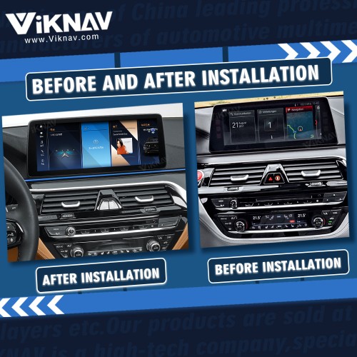 Viknav 10.25 inch Car Radio For BMW 5 Series G30 2018 EVO System GPS Navigation Wireless Android Auto Multimedia Player Head Unit 128GB