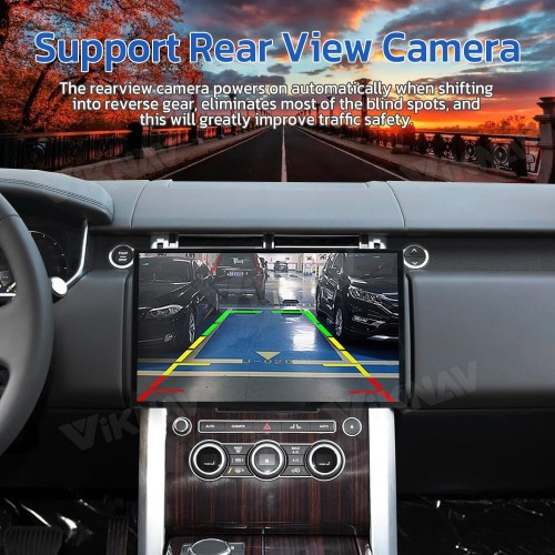 Viknav Ship From USA 14 Inch Radio Replacement For Land Rover Range Rover Vogue L405 2013-2017 Android Car Radio Head Unit CarPlay Android Auto Touch Screen GPS Navigation (For Bosch System)