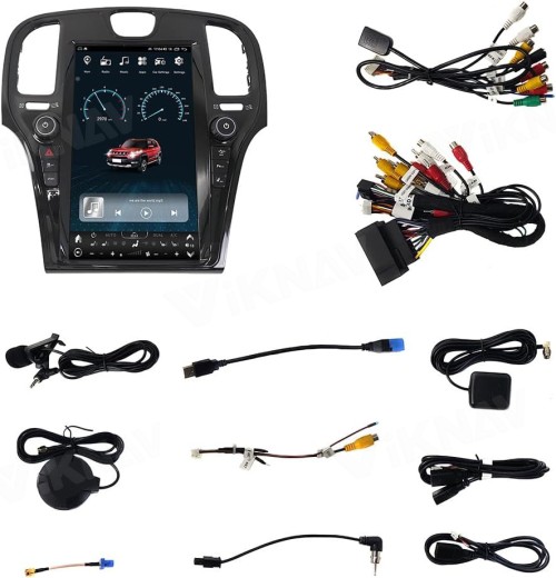 Viknav Ship From USA Android Car Radio for Chrysler 300C Car Multimedia Player Replacement 12.3 Inch Touch Screen Auto Stereo GPS Navigation (2015-2023 Year)