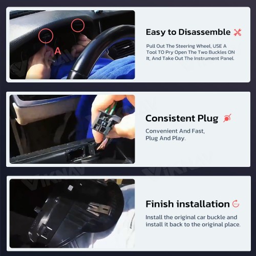 Viknav Ship From USA Car LCD Digital Dashboard for BMW 7 Series E65 E66 2002 2003 2004 2005 2006 2007 2008 Panel Instrument Cluster Cock Speedometer
