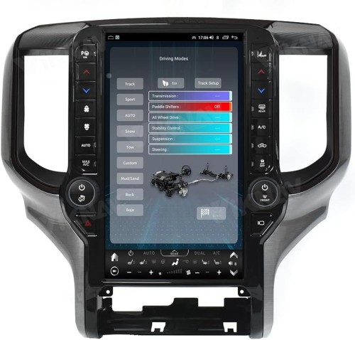 Viknav Ship From USA 13.6 Inch Android 12 Car Radio For Dodge Ram 2019 2020 2021 2022 2023 Truck Stereo Replacement Multimedia Player GPS Navigation Carplay WiFi Bluetooth 1080P Touch Screen Head Unit
