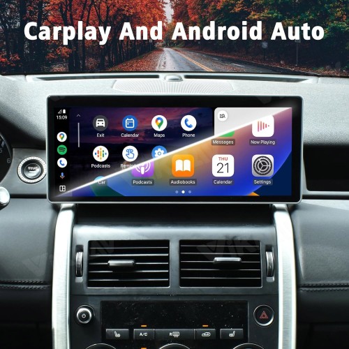 Viknav Ship From USA  Android Car Radio For Land Rover Discovery Sport L550 2015-2019 Multimedia Player 12.3 Inch Touch Screen Auto Stereo GPS Navigation