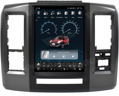 Viknav Ship From USA  Full Touch Screen Android Head Unit Replacement For 2009-2013 Dodge RAM Car Radio Support Carplay And Android Auto Bluetooth Stereo (Front Three Seats)