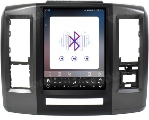 Viknav Ship From USA  Full Touch Screen Android Head Unit Replacement For 2009-2013 Dodge RAM Car Radio Support Carplay And Android Auto Bluetooth Stereo (Front Three Seats)