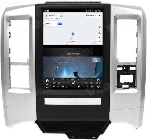 Viknav Ship From USA  Full Touch Screen Android Head Unit Replacement For 2009-2013 Dodge RAM Car Radio Support Carplay And Android Auto/Bluetooth/DSP Stereo (Front Two Seat)