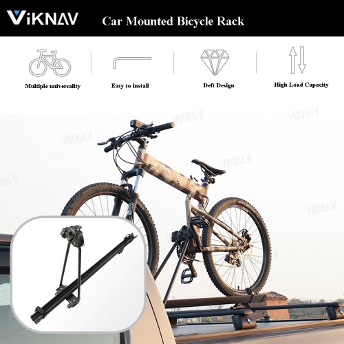 Viknav Truck Bed Bike Rack Mount Lockable Quick Release Bike Fork Universal Aluminum Truck Bed Tonneau Cover Rack Crossbars Low Profile