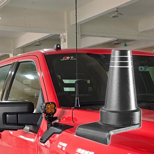 Viknav Truck Antenna for Ford F150 Super Duty Raptor Bronco Accessories Anti Theft Carwash Safe Short Antenna