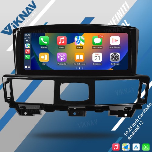 Viknav Car Radio For Infiniti Q70L 2013-2017 Car Stereo Autoradio GPS Navigation Multimedia DVD Player(128GB)