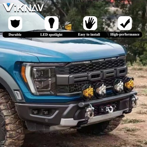 Viknav Truck Fender AP Light Mount for 2021-2024 Ford Raptor F150 Fender side marker LED light LED Work Light Pod Mount Brackets Kit