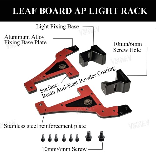 Viknav Truck Fender AP Light Mount for 2021-2024 Ford Raptor F150 Fender side marker LED light LED Work Light Pod Mount Brackets Kit