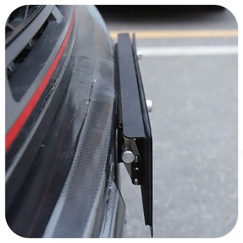 Viknav  Truck Front License Plate Bracket for Ford Raptor F150 Raptor [Front License Plate Holder - Sliding Version] - Front License Plate Frame - Folding Plate Bracket