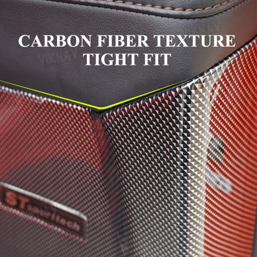 Viknav Car Door Anti Kick Pad for Ford F-150 F150 2015-2020 Accessories Carbon Fiber Style Leather Sticker Sill Protector Cover Edge Guard Side Mat Interior Dirty