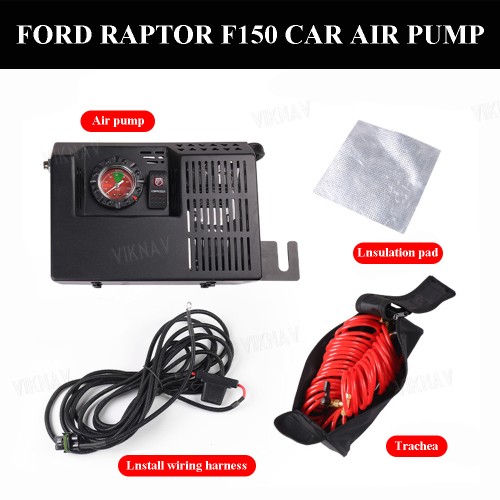 Viknav Suitable for Ford F150 new Raptor modified car special electric air pump tire pump accessories Car Tire Inflator Multiple Adapters