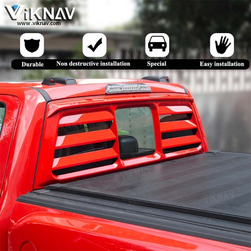 Viknav Suitable for 2021-2022 Ford F150 new Raptor rear windshield protective frame decorative modification parts