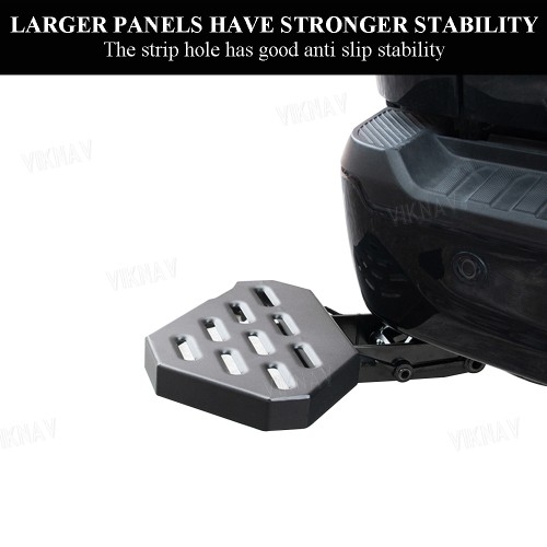 Viknav Rear Bedstep Retractable Bumper Truck Tailgate Step Suitable for Ford Raptor F150 rear tailgate electric foot pedal foot pedal rear bumper electric Foldable pedal