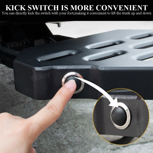 Viknav Rear Bedstep Retractable Bumper Truck Tailgate Step Suitable for Ford Raptor F150 rear tailgate electric foot pedal foot pedal rear bumper electric Foldable pedal