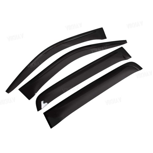 ViknavTruck Window Deflector for 2015-2023 Ford F150 Rain Guards Compatible With Ford F150 Raptor Models- Custom Window Visors for F150 Pickup Off-Road Modification Parts
