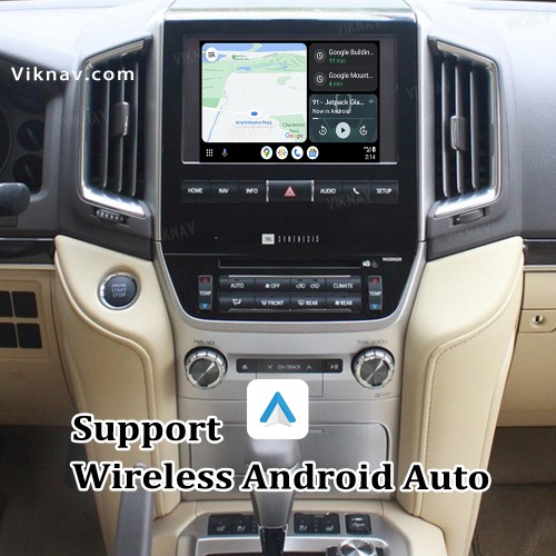Viknav Fit For Original Car Screen Linux System For Toyota LC200 2016-2021 Wireless Apple CarPlay Android Auto
