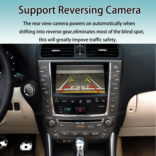 Viknav Linux System For Lexus IS 2009 -2012 Wireless Apple CarPlay Android Auto Only Support Original Car Screen